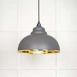 Smooth Brass Harborne Pendant-From The Anvil-Bluff-nirohome