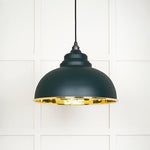 Smooth Brass Harborne Pendant-From The Anvil-Dingle-nirohome