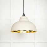 Smooth Brass Harborne Pendant-From The Anvil-Teasel-nirohome