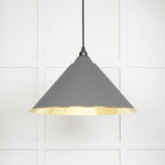 Smooth Brass Hockley Pendant-From The Anvil-Bluff-nirohome