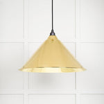 Smooth Brass Hockley Pendant-From The Anvil-Brass-nirohome