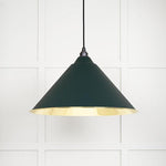 Smooth Brass Hockley Pendant-From The Anvil-Dingle-nirohome