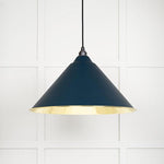 Smooth Brass Hockley Pendant-From The Anvil-Dusk-nirohome