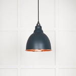 Smooth Copper Brindley Pendant-From The Anvil-Soot-nirohome