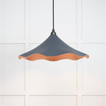 Smooth Copper Flora Pendant-From The Anvil-Slate-nirohome