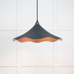 Smooth Copper Flora Pendant-From The Anvil-Soot-nirohome