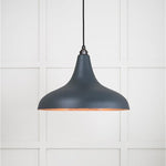 Smooth Copper Frankley Pendant-From The Anvil-Soot-nirohome