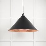 Smooth Copper Hockley Pendant-From The Anvil-Elan Black-nirohome