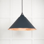 Smooth Copper Hockley Pendant-From The Anvil-Soot-nirohome