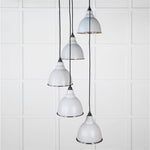 Smooth Nickel Brindley Cluster Pendant-From The Anvil-Birch-nirohome