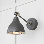 Smooth Nickel Brindley Wall Light-From The Anvil-Bluff-nirohome