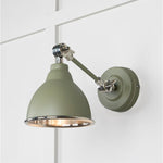 Smooth Nickel Brindley Wall Light-From The Anvil-Tump-nirohome