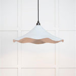 Smooth Nickel Flora Pendant-From The Anvil-Birch-nirohome