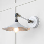 Smooth Nickel Flora Wall Light-From The Anvil-Flock-nirohome