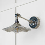 Smooth Nickel Flora Wall Light-From The Anvil-Nickel-nirohome