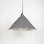 Smooth Nickel Hockley Pendant-From The Anvil-Bluff-nirohome