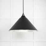 Smooth Nickel Hockley Pendant-From The Anvil-Elan Black-nirohome
