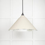Smooth Nickel Hockley Pendant-From The Anvil-Teasel-nirohome