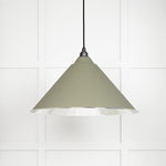 Smooth Nickel Hockley Pendant-From The Anvil-Tump-nirohome