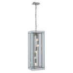 Sutton 5 Bulb Glass Rectangular Chandelier-Wrenford & Co.-nirohome
