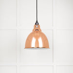 White Gloss Brindley Pendant-From The Anvil-Copper-nirohome