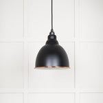 White Gloss Brindley Pendant-From The Anvil-Elan Black-nirohome