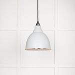 White Gloss Brindley Pendant-From The Anvil-Flock-nirohome