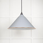 White Gloss Hockley Pendant-From The Anvil-Birch-nirohome