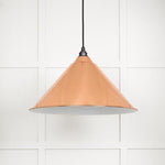 White Gloss Hockley Pendant-From The Anvil-Copper-nirohome