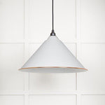 White Gloss Hockley Pendant-From The Anvil-Flock-nirohome