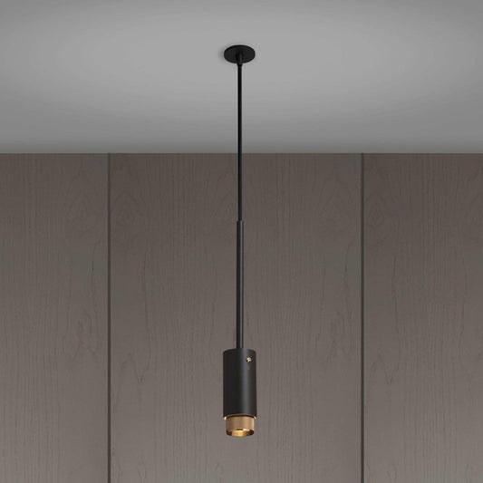 Buster + Punch Graphite Exhaust Pendant With Linear Knurl Detailing