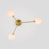 3 Light Flush Ceiling Light-Houseof.-Brass-nirohome