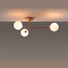 3 Light Flush Ceiling Light-Houseof.-Brass-nirohome