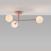 3 Light Flush Ceiling Light-Houseof.-Pink-nirohome