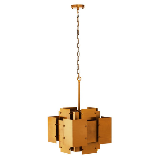 Barton Brass Finish 4 Bulb Pendant Light