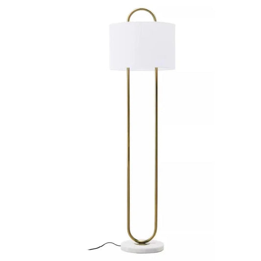 Lumina Gold & Marble Floor Lamp