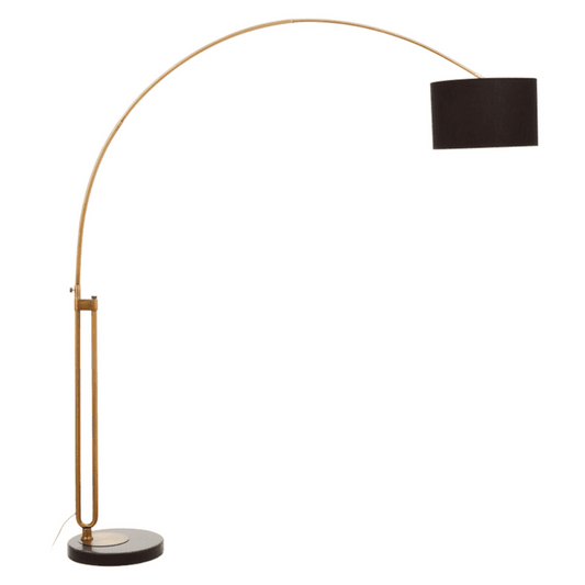 Rose Antique brass Floor Lamp