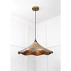 Aged Brass Flora Pendant-From The Anvil-nirohome