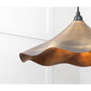 Aged Brass Flora Pendant-From The Anvil-nirohome