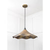 Aged Brass Flora Pendant-From The Anvil-nirohome
