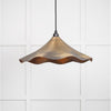 Aged Brass Flora Pendant-From The Anvil-nirohome