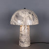 Amanita Ceramic Marbled Mushroom Table Lamp - Small-Mullan Lighting-nirohome