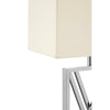 Amber Geometric Base Table Lamp With Cream Fabric Shade-Niro Home-nirohome