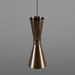 Amias Mid-Century Brass Pendant Light-Mullan Lighting-Antique Brass-100cm-nirohome