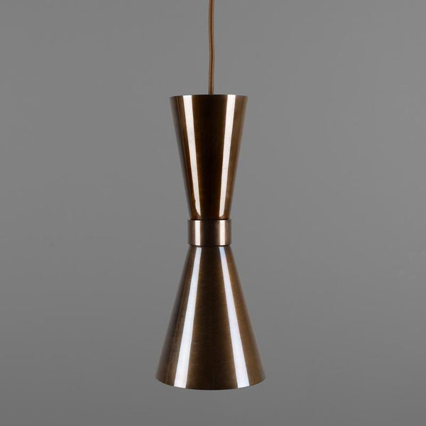 Amias Mid-Century Brass Pendant Light