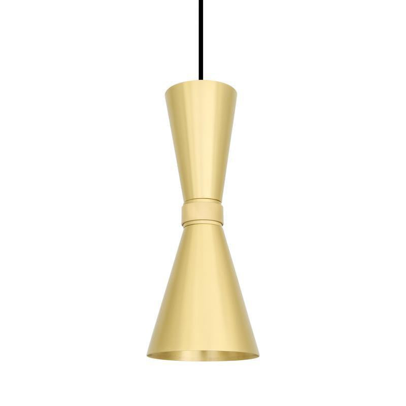 Amias Mid-Century Brass Pendant Light-Mullan Lighting-Satin Brass-100cm-nirohome