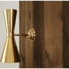 Amias Mid-Century Double Brass Cone Wall Light-Mullan Lighting-Antique Brass-nirohome