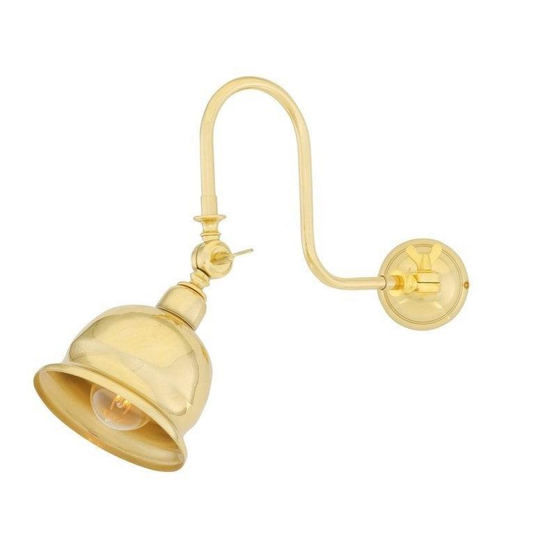 Apia Vintage Swivel Brass Picture Light-Mullan Lighting-nirohome