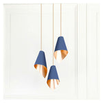 Arc 3 Pendant Cascade-Arcform-Brushed Solid Copper-Steel Blue-Standard-nirohome