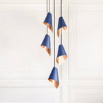 Arc 5 Pendant Cascade-Arcform-Brushed Solid Copper-Steel Blue-nirohome